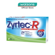 ZYRTEC Rapid Relief Filmcoated Tablet 10 Tablets