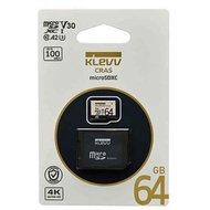 KLEVV 64G Memory Card microSDXC With Transfer Taiwan