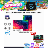 [ผ่อน 0% 10 ด.] DELL 27 INCH PLUS 4K MONITOR S2725QS (IPS 4K / 120Hz)/ประกัน 3 Years Onsite