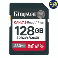 KINGSTON 128G SDXC Canvas React Plus SDR2V6/128G Storage Device SD Card 128GB