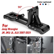 Car Folding Stepping Ladder Door Hinge Step Heavy Aluminum Duty Footboard Foldable for Jeep Wrangler