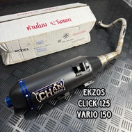 🔥EXHAUST RACING VARIO 150 CLICK 125🔥 EKZOS BELAH CUTTING STANDARD 26MM