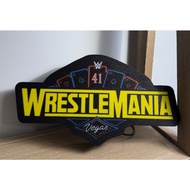 Wrestlemania 41 USB LED light box