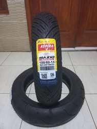 BAN TUBLES RING 14 ASLI MERK ASPIRA ASTRA BAN METIK HONDA VARIO BEAT BAN 90/80-14 BAN 100/80-14