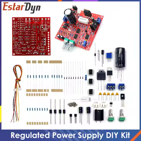 0-30V 2mA-3A DC Regulated Power Supply Kit 0-100V Voltmeter Continuously Adjustable Current Limiting