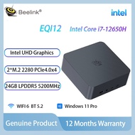 Beelink EQi12 Intel Core i7-12650H Mini pc LPDDR5 24GB M.2 2280 SSD Intel UHD Graphics Windows Gamin