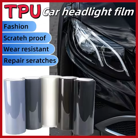 High Quality TPU PPF film 0.3*15M/3M/2M/1M/Rls Car Headlight Protective Film Self-healing Anti Scrat