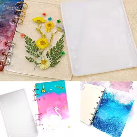 A4 A5 A6 A7 Notebook Cover Silicone Mold for Jewelry Resin Silicone Mould Handmade DIY Epoxy Resin M