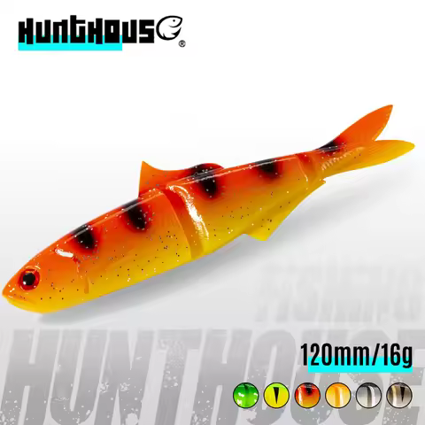 Hunthouse savage gear Cannibal 4 play soft fishing lure 120mm/16g Bait wobblers silicone swimbait fo