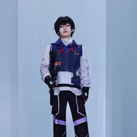 VALORANT Iso Cosplay Costume Streetwear Set Highly Detailed Set