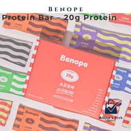 [Benope] Premium Protein Bar | 20g High Protein & Low Sugar Snack (60g)