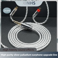 XINHS-13 สายเงินสเตอร์ลิงสูง Palladium หูฟังอัพเกรดด้วย / 3.5 / 4.4 / QDC / 2PIN สำหรับ HOLA Zero KA