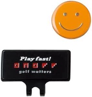 ONOFF GOLF HAPPY FACE GOLF BALL MARKER - ORANGE