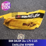 Inner tube 26 x 1.75 / 1.95 / 2.125 / 26 x 2.125/2.35 SWALLOW & DELI TIRE AV / INNER TYRE FOR MINI, 
