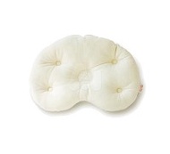 日本 MAKURA 【Baby Pillow】可水洗豆型嬰兒枕M-象牙色