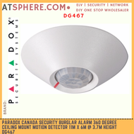 Paradox Canada Security Burglar Alarm 360 Degree Ceiling Mount Motion Detector 11m x 6m  3.7m Height