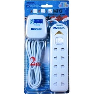Nasonik 3/4/5 Way Extension Socket, Buy ORGINAL with SINGAPORE Safety Mark