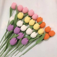 Handmade Crochet Wool Tulips (1 Flower)