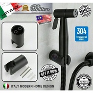 BLITON ITALY ELEGANT MATT BLACK S-304 STAINLESS STEEL TOILET BIDET SPRAY SET