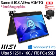《MSI 微星》Summit E13 AI Evo A1MTG-043TW(13.3吋FHD+/Ultra 5 125H/16G/1TB SSD/Win11P)