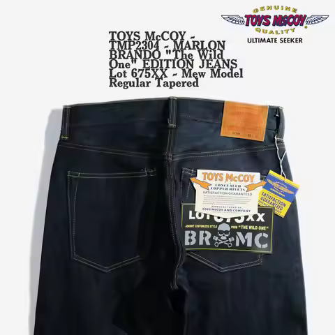 TOYS McCOY Limited 675XX Biker INDIGO Jeans
