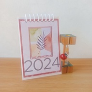 2024 Calendar Watercolor Theme Desk Calendar Gift Ideas