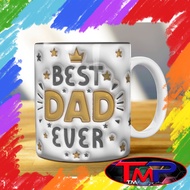 Fathers Day Gift Ceramic Mugs | Personalized w/box