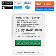Ewelink Wifi Switch Mini 16A Thông Minh 2 Chiều DIY Ngắt Mạch Điện Hẹn Giờ Mô Đun Alexa Google Home