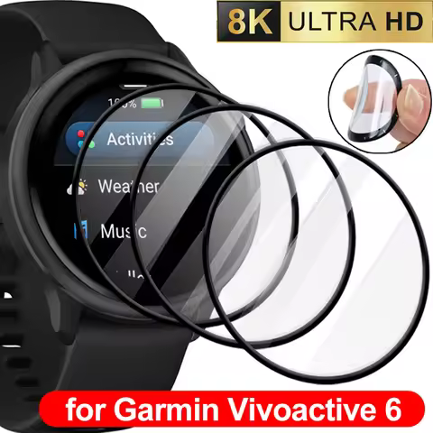 HD Screen Protector for Garmin vivoactive 6 Full Coverage Clear Film for Garmin vívoactive 6 Smartwa