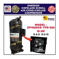 Emerson Copeland Scroll AirCond/Chiller Compressor 15HP (R410 Gas) Model : ZP182KCE-TFD-522