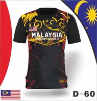 Jersey Malaysia Sport T-shirt Dewasa#D60