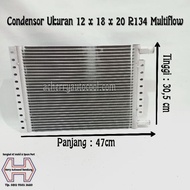 Condenser Size 12 x 18 x 20 R134 Multiflow Nipel Oring R134