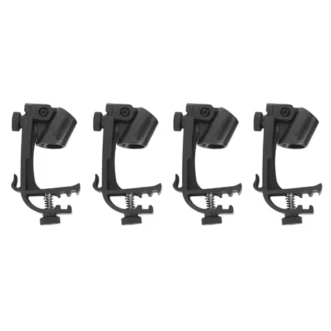 4 Pcs Microphone Clip Drum Clip Shockproof Microphone Clip Microphone Stand Shockproof Musical Instr