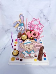 Stella Lou Duffy朱古力曲奇蛋糕*stella Lou蛋糕*duffy蛋糕*朱古力蛋糕*曲奇蛋糕*忌廉蛋糕*卡通蛋糕*海綿蛋糕*自訂蛋糕*卡通蛋糕*生日蛋糕*戚風蛋糕*