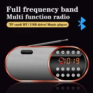 Multi-function Bluetooth Music Player FM Radio USB Drive TF Card LED Display Walkman Portable Bluetooth Speaker