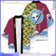 Anime Demon Slayer Tomioka Giyuu Unisex Men Women Kimono Cosplay Costumes Haori Sabito Top Plus Size