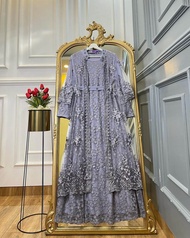 [ COD ] GAMIS BROKAT OUTER LEPAS BAHAN BROKAT IMPORT PREMIUM / GAMIS PESTA SUPER MEWAH