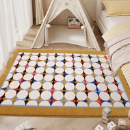 HOUGOUXIANG | Dopamine Style Milk Silk Carpet
