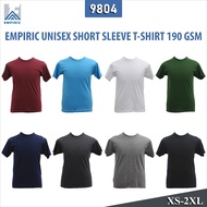 EMPIRIC 190 GSM Unisex Short Sleeve T-Shirt XS-2XL (9804)