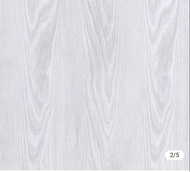 Wallpaper sticker wood cream pelapis lemari dll 1ROLL UKURAN P-5M L-45CM Wallpaper Dinding