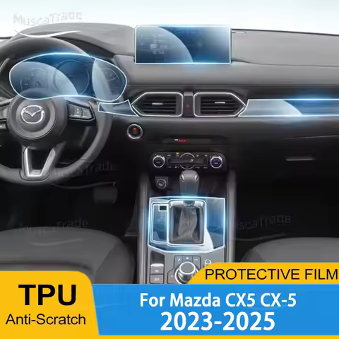 PPF Protection For Mazda CX5 2025 2024 Interior Accessories film transparent TPU Gear Panel Navigati