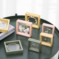 Anti Oxidation PE Film Jewelry Box Portable Transparent Storage Box Earrings Necklace Film Suspension Display Box