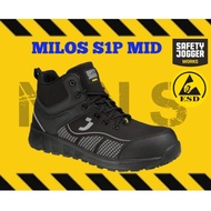 Safety Jogger MILOS S1P ESD (Mid-Cut) Safety Shoes [Kasut Keselamatan] Safety Boots