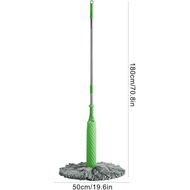 Avinas 2 in1 Dehydrated Mop, Dehydrated Mop with 2 Micro Replaceable Mop Pads