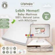 Claurent.shop - Alphajoy Baby Mattress Mild Cover Baby box Mattress 100% Natural Latex