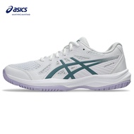 ASICS Upcourt 6 Women Indoor Sport Shoes In White/Foggy Teal