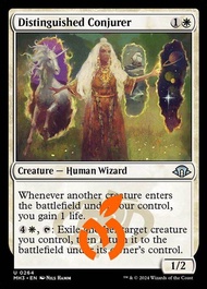 Thẻ Magic the Gathering True Orange Flat/Shiny Excellent Wizard Modern Edition New Chapter 3 MH3 Thẻ