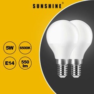 LED燈膽 5W / E14細螺頭 / 白光6500K [2件優惠裝] LED燈泡 | LED球膽 | LED球泡 (LGT-5E14D-D)