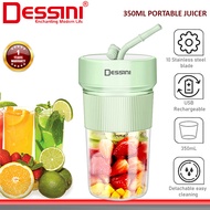 DESSINI ITALY 350mL USB Rechargeable Portable Bottle Juicer Blender Chopper Grinder Mixer Smoothie /