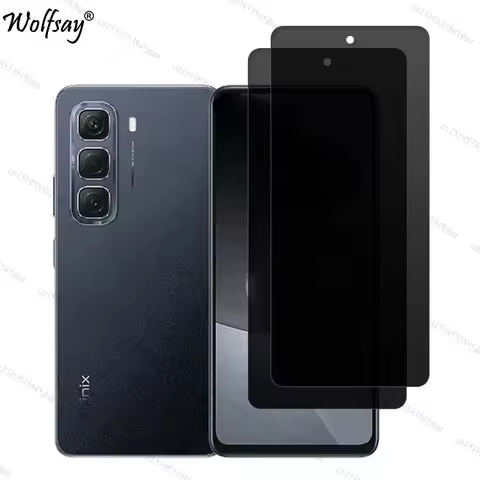 Anti-Spy Tempered Glass For Infinix Hot 60i Privacy Screen Protector For Infinix Hot 60i Front Glass